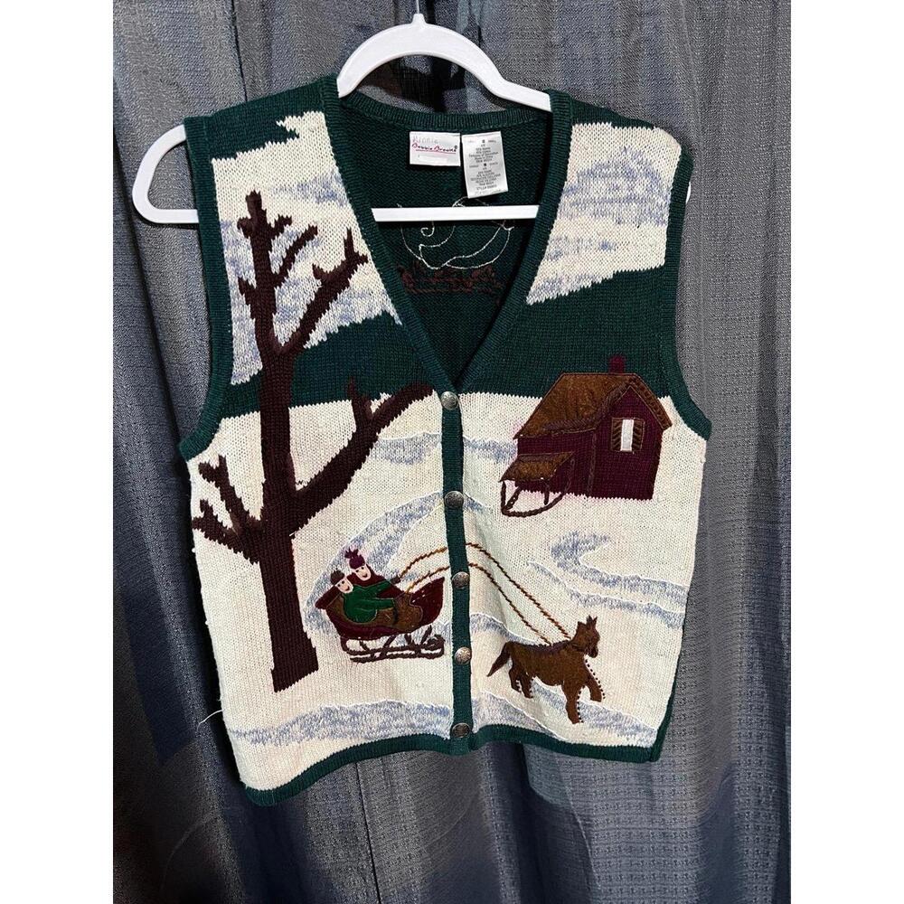 Vintage Bobbie Brooks  Christmas/ winter/ holiday sweater vest